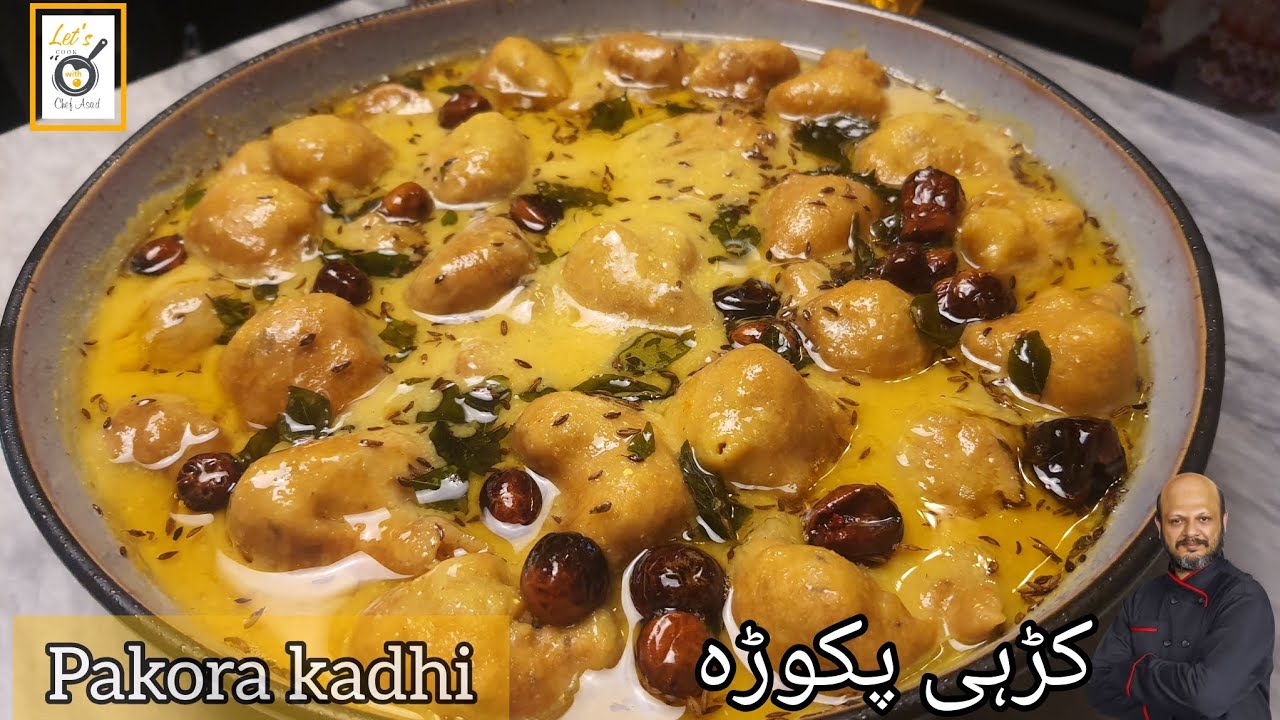 Karachi kadhi pakora mazadar soft pakora recipe by chef asad