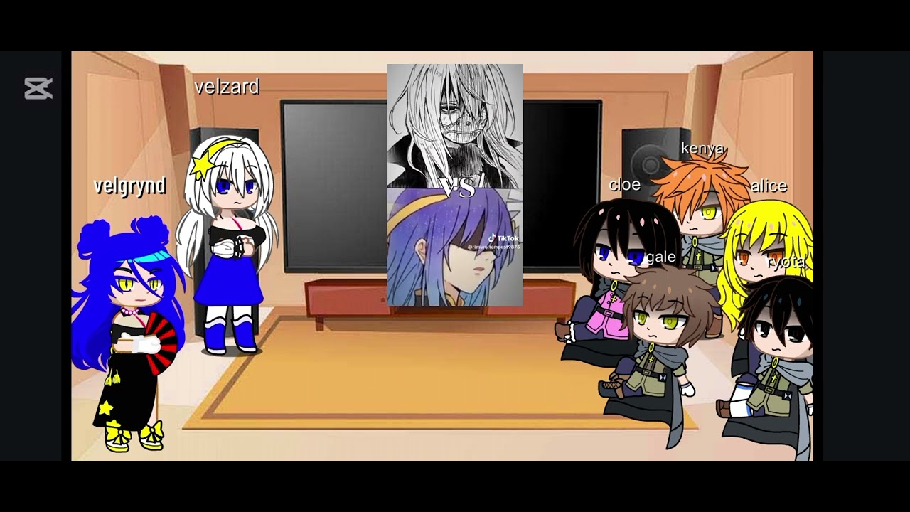 Los estudiante de rimuru y velzard+velgrynd react to guerra temma y ship velzard x rimuru x velgrynd