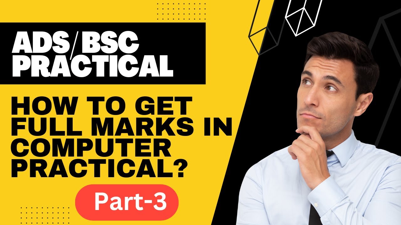 How to get full marks in BZU ADS/BSc Compter Studies Practical? Part 3 Hindi/Urdu