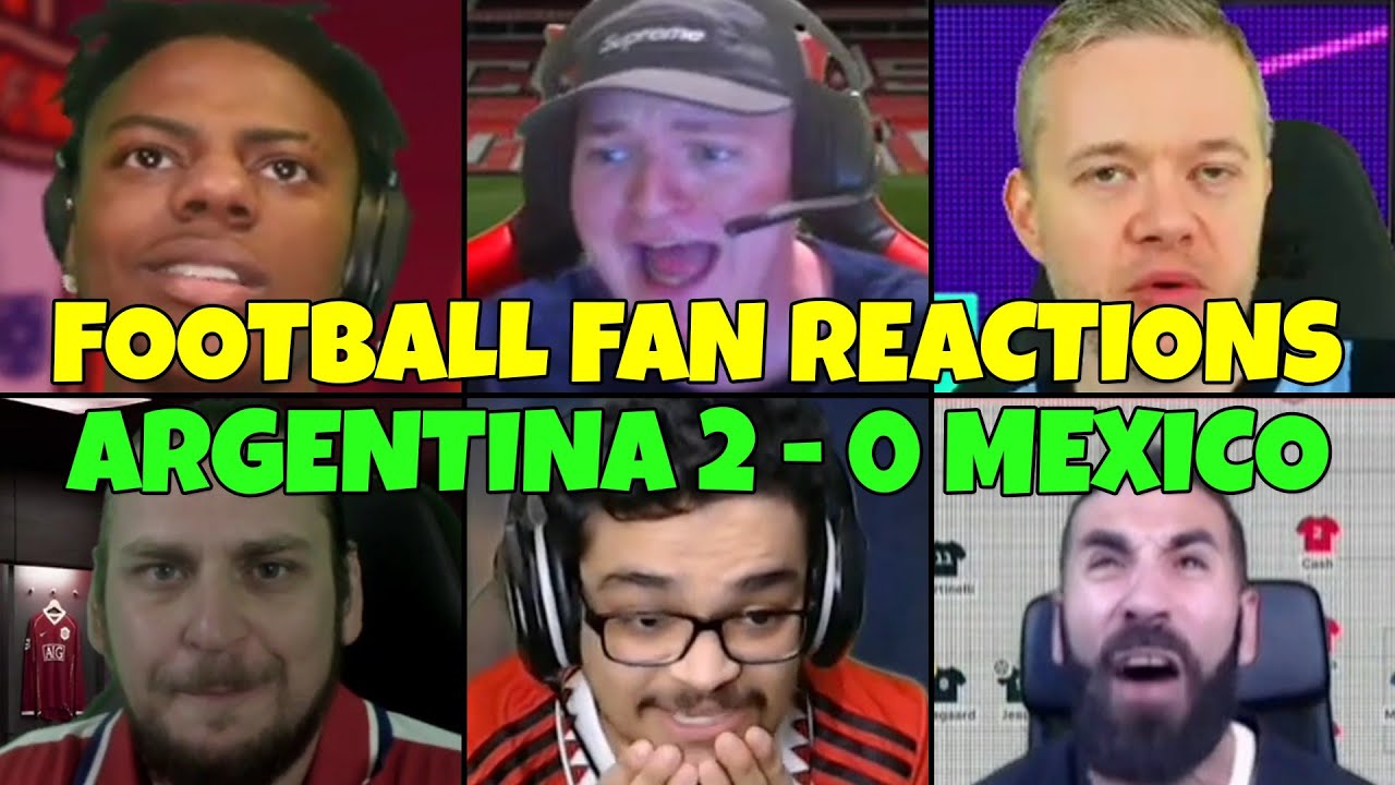 FOOTBALL FANS REACTION TO ARGENTINA 2-0 MEXICO | FANS CHANNEL