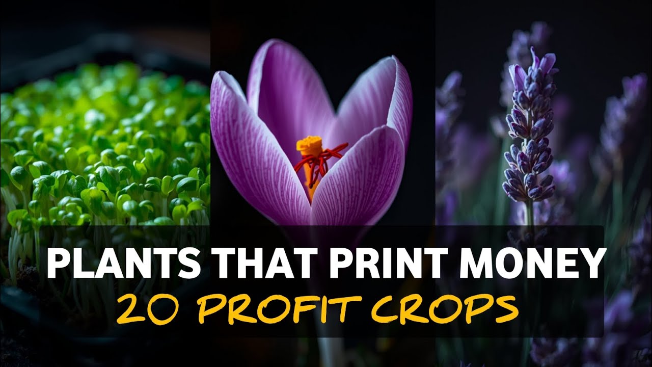 20 Most Profitable Plants You Should Start Planting Now to Get Rich