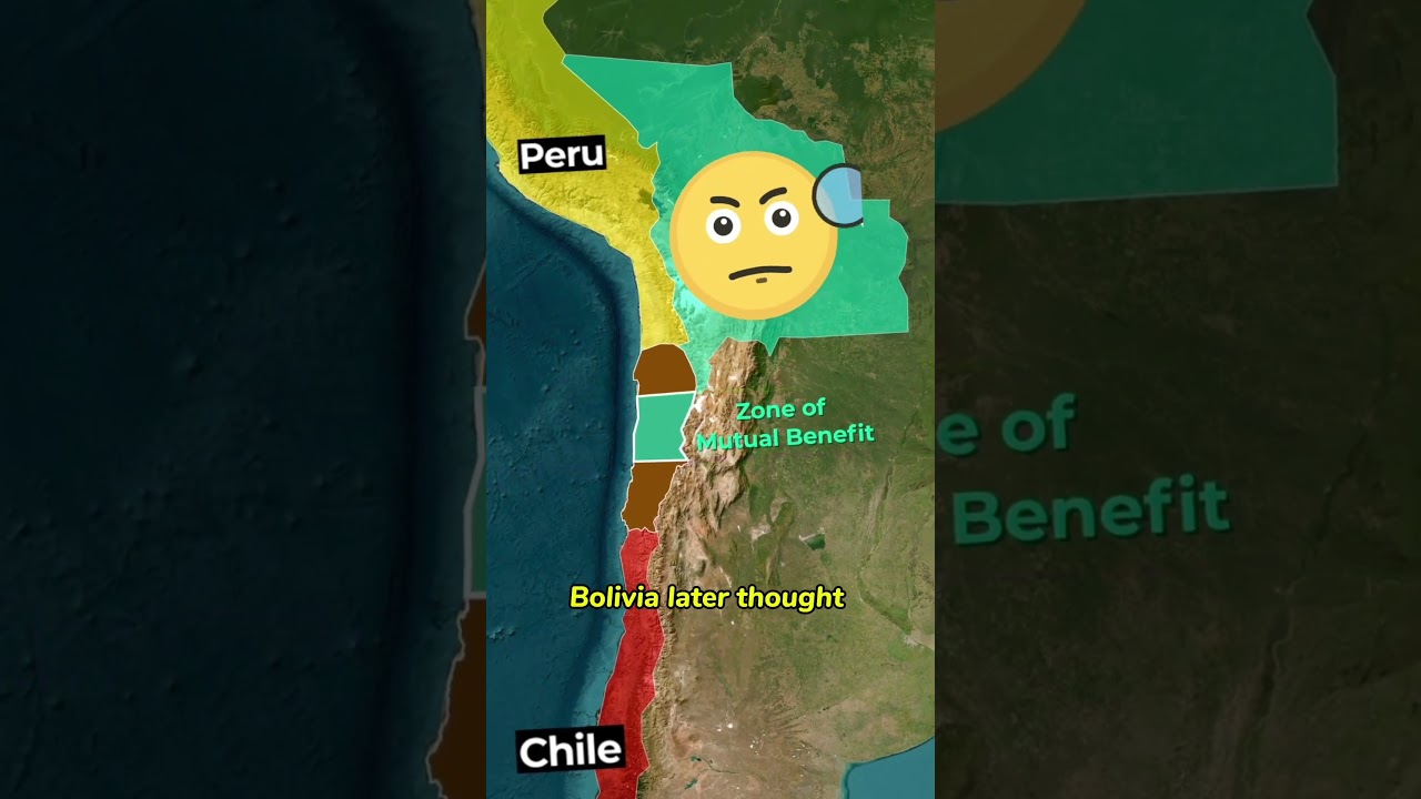 How Bolivia Became a Landlocked Country : The Pacific War #shorts