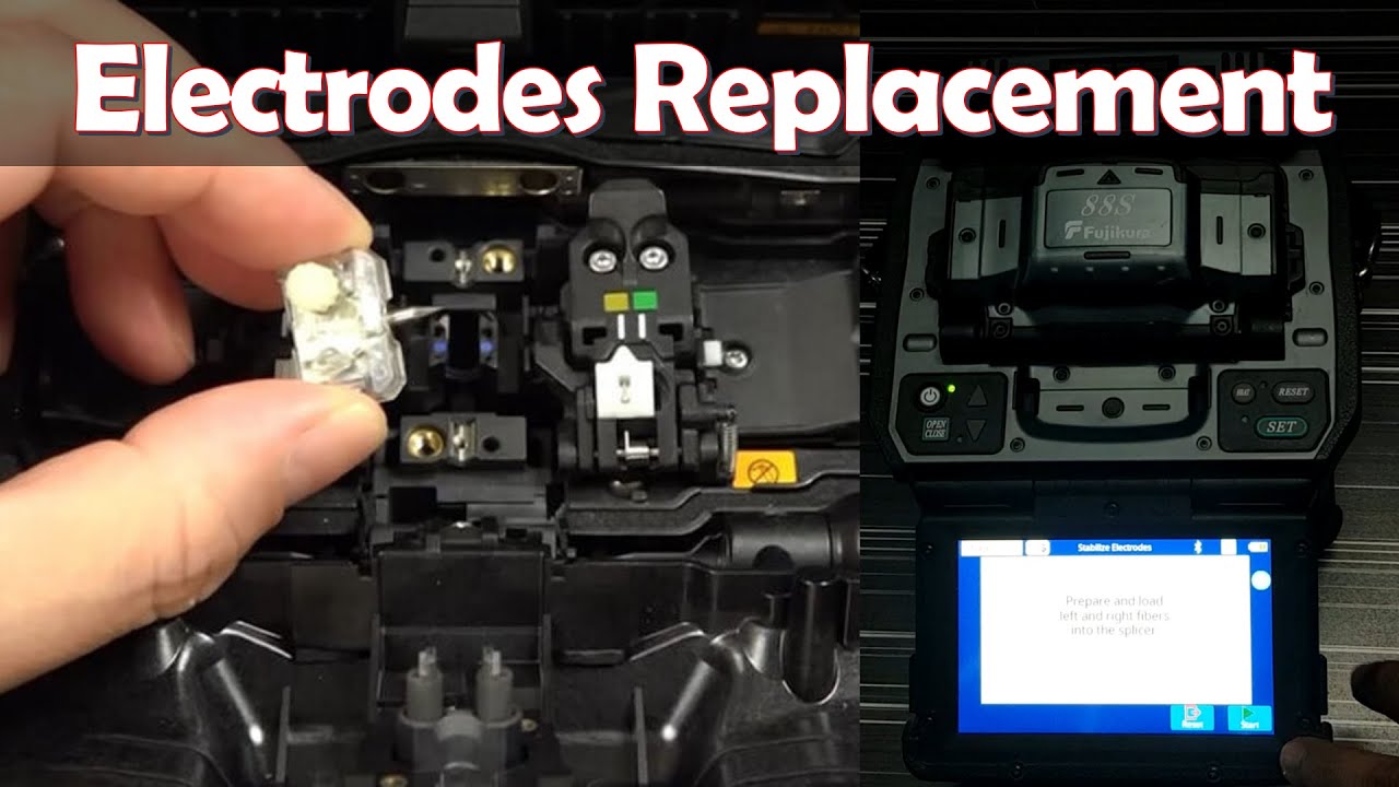 How to Change Fujikura 88s Splicing Machine Electrodes | Splicing Machine Electrodes Replacement