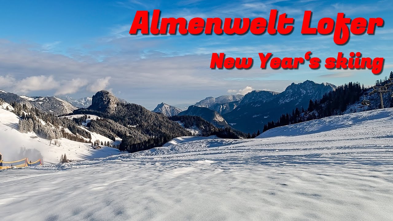 New Year's skiing in Almenwelt Lofer