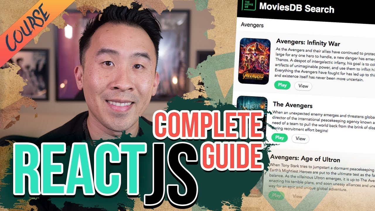ReactJS Complete Getting Started Guide - Movies Search with MovieDB API