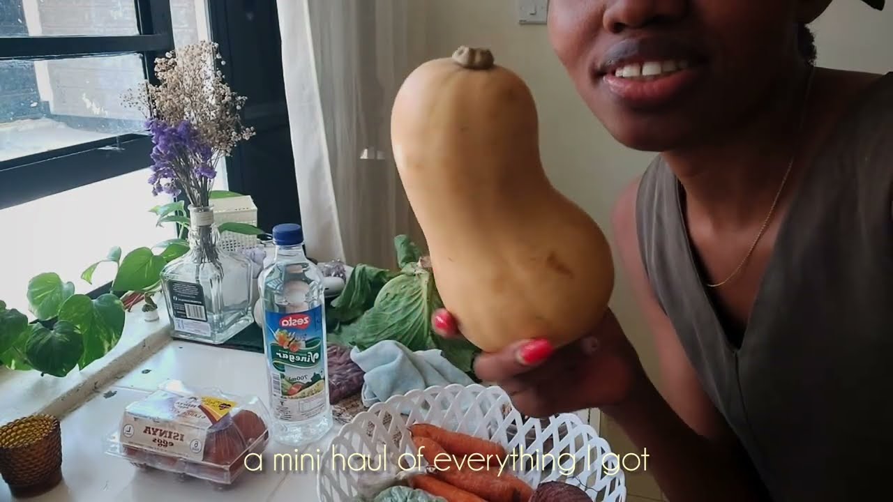 A day in my life, market run, grocery  haul, work from home. Living alone diaries of a kenyan girl.