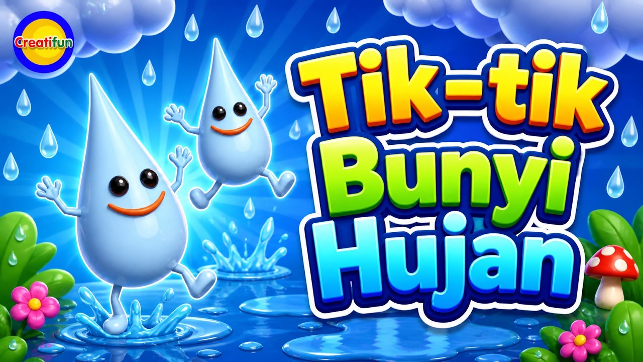 Tik Tik Bunyi Hujan (3D Video) (New Version) - Lagu Anak Indonesia Favorit