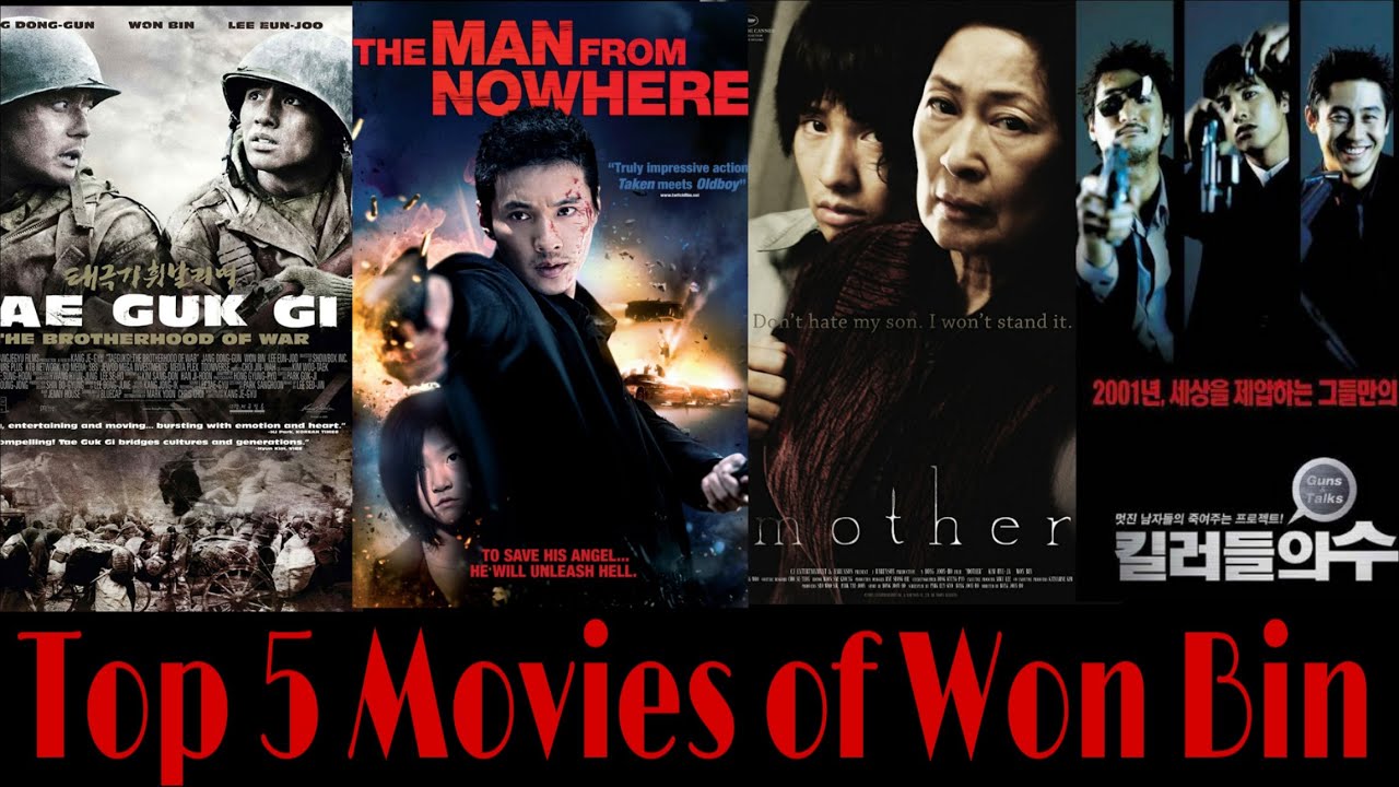 Top 5 Movies Of Won Bin ||A Tribute To Won Bin