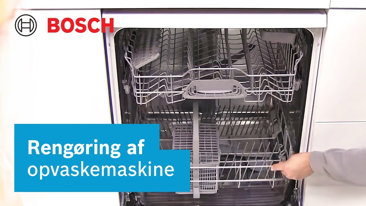 Tips til vedligeholdelse og reng&oslash;ring af opvaskemaskine | Bosch Home Danmark