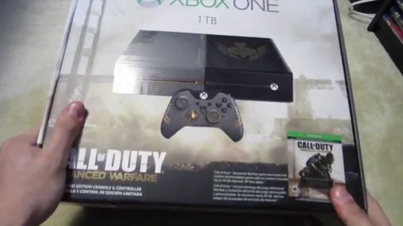 Xbox One Call of Duty Advanced Warfare Edition Unboxing