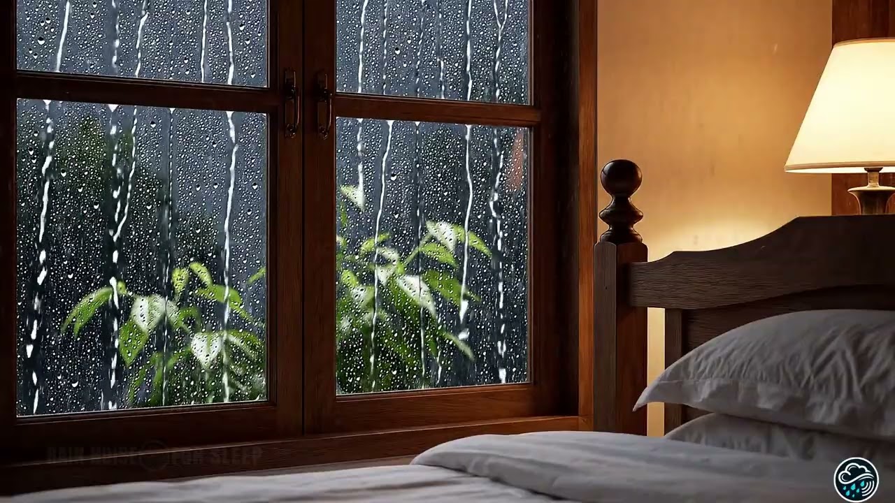 Deep Rain Sounds for Sleeping 🌙 | Window Rain Night Ambience | Relaxing Rain Noise for Deep Sleep