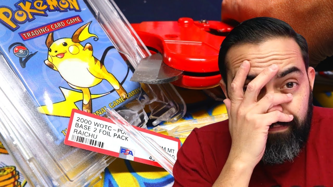 Graded Slabs Cause DAMAGE To Pokemon Packs? Cracking One Open