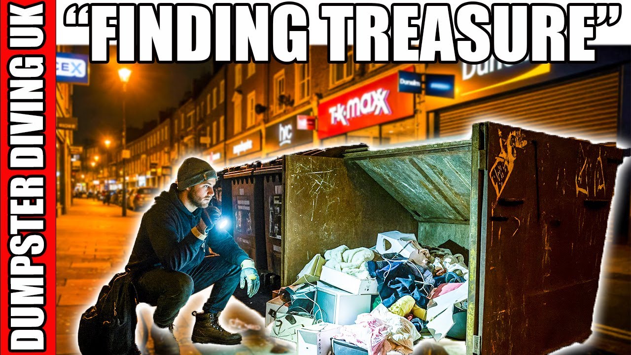 😲I FOUND UNBELIEVABLE TREASURES😲DUMPSTER DIVING UK HIGH STREETS