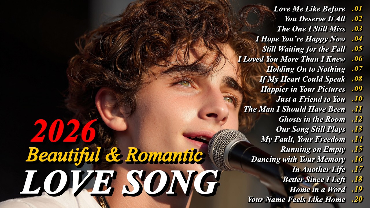 Beautiful Love Songs 2026 | Relaxing & Emotional Romantic Ballads | Touching Song
