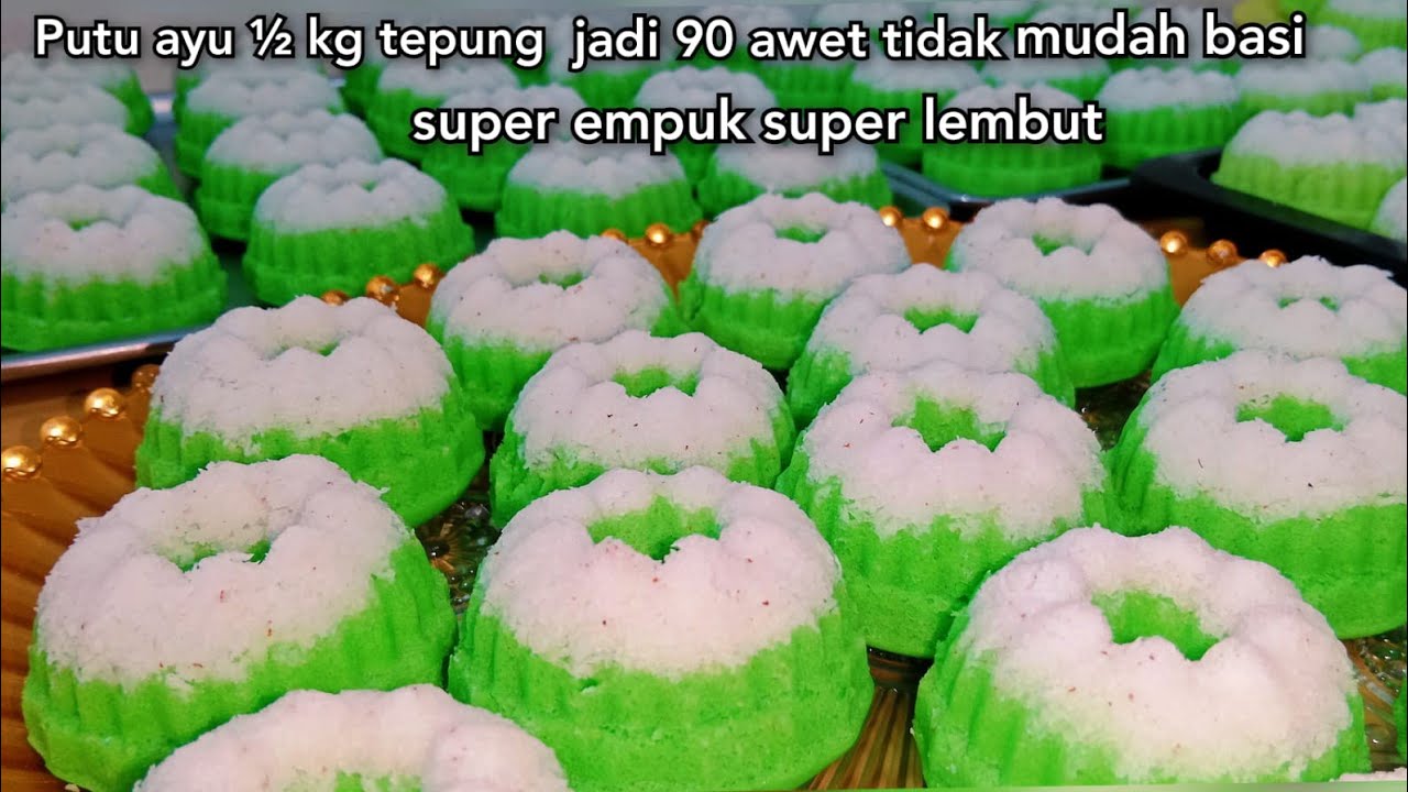 Putu ayu ½ kg tepung empuk lembut tidak mudah basi