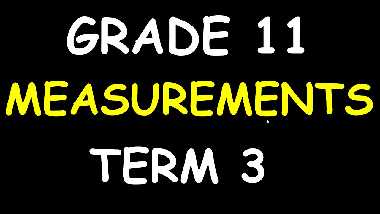 Grade 11: Topic: MEASUREMENT Exam Solutions. Volume, surface area, sine rule, cosine rule and more.
