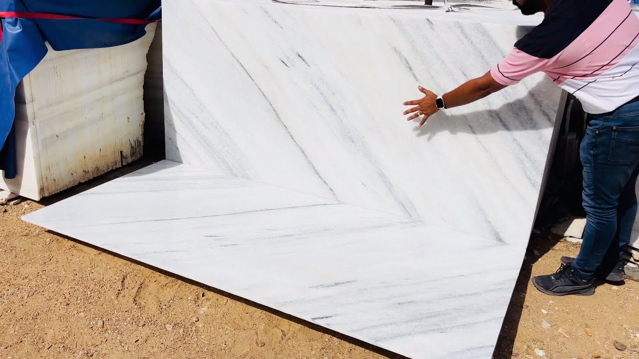 The Luxurious World of Makrana Pure White Marble , #Makranamarble , #Marbledesign , #Whitemarble
