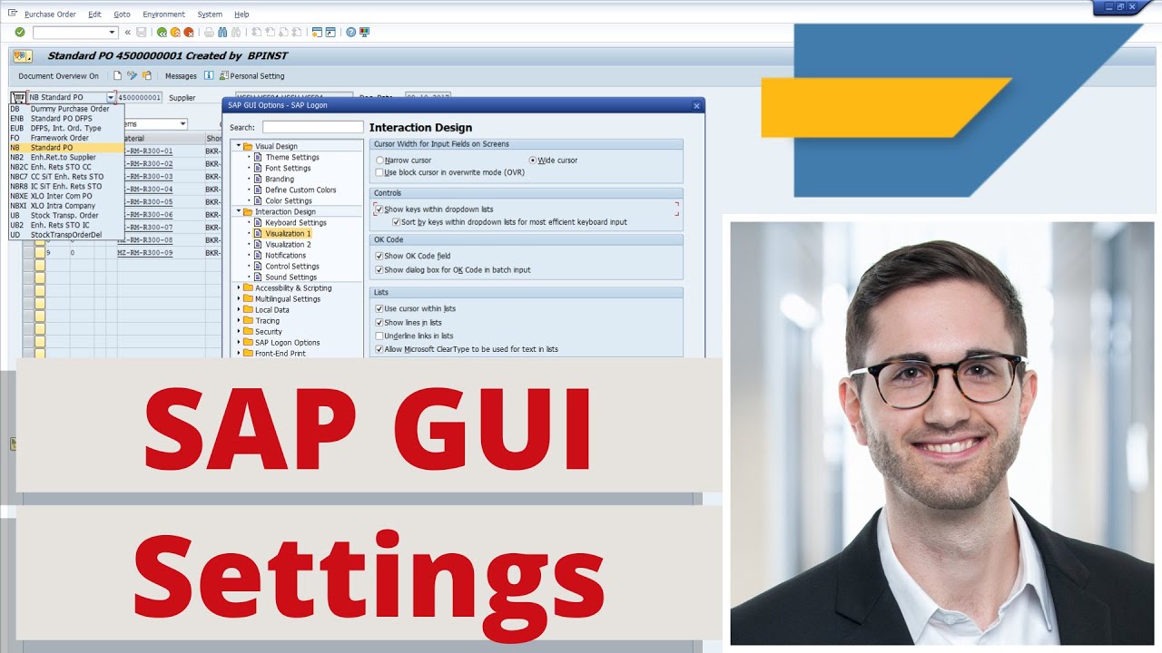10 Must-Have SAP GUI settings - SAP GUI Options