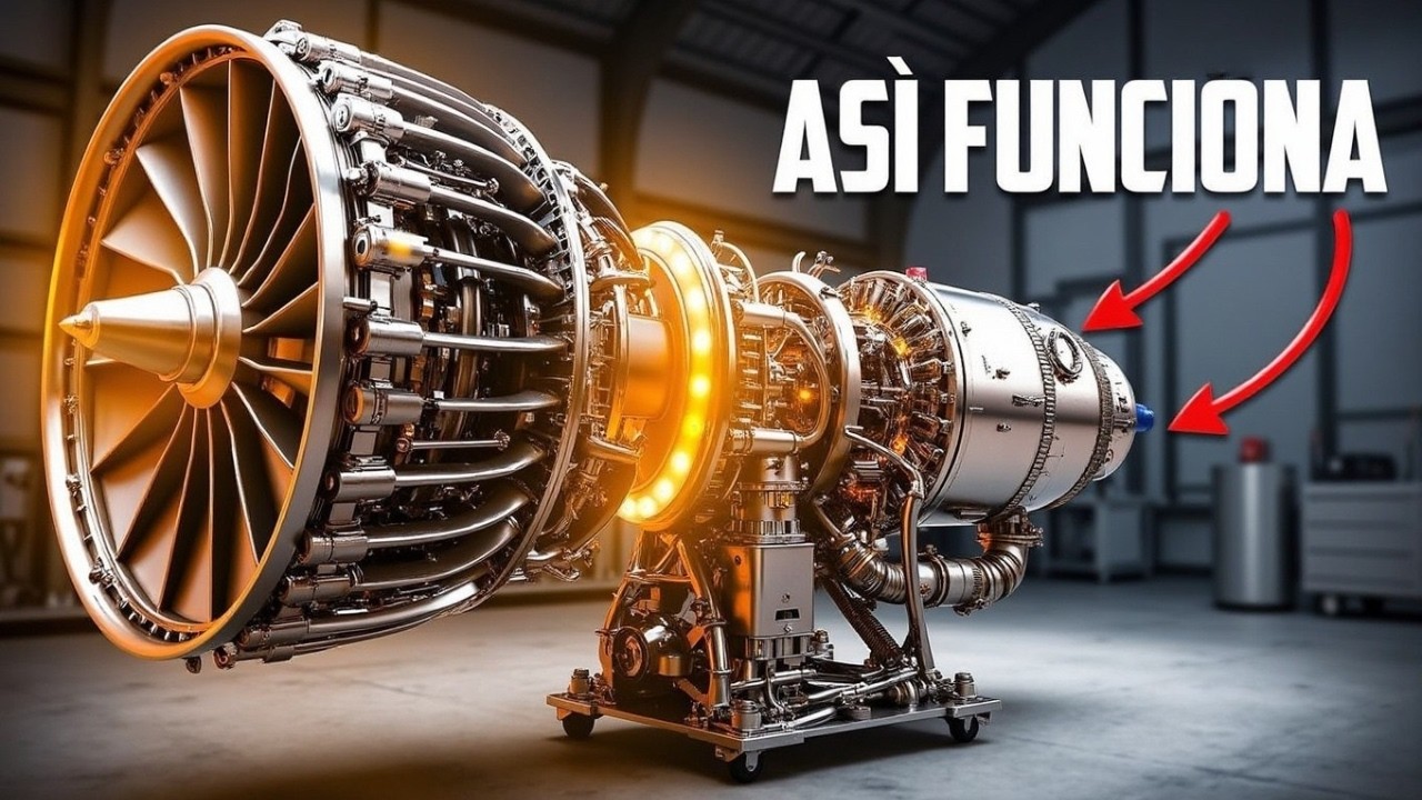 ¿Cómo Funciona Realmente Un Motor de Avión? La Tecnología Que Te Lleva por Las Nubes