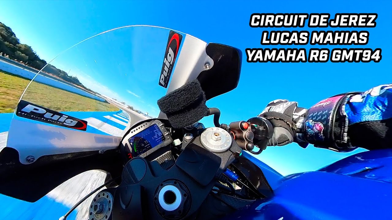 Lucas Mahias avec Yamaha R6 GMT94 à Jerez