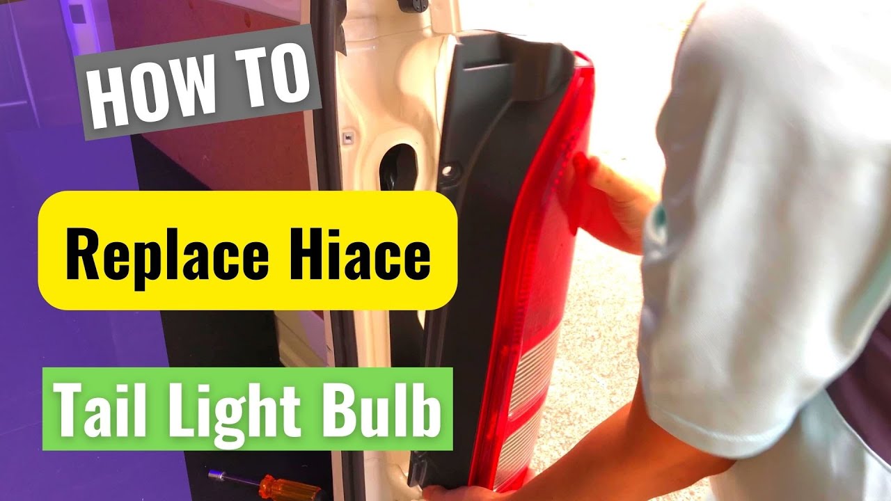 How To Replace Toyota Hiace Ultra-Bright White Reverse Strobing Amber Turn Signal LED Light Bulb