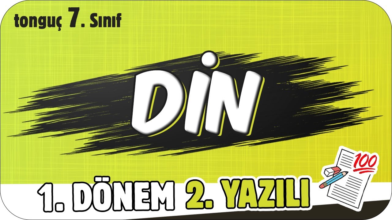 7.Sınıf Din 1.Dönem 2.Yazılıya Hazırlık 📑 