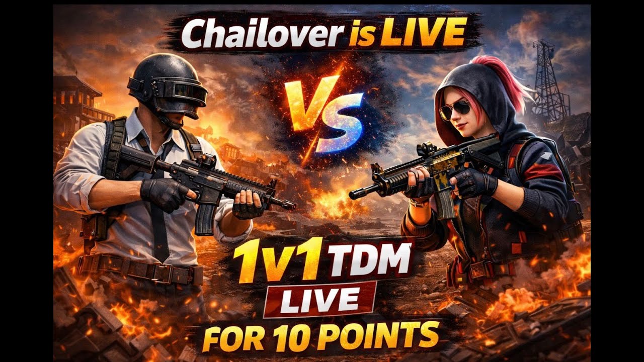 1v1 TDM BGMI LIVE | Chailover vs Subscribers BGMI LIVE  #viral  #shorts #shortslive #bgmi #1v1tdm