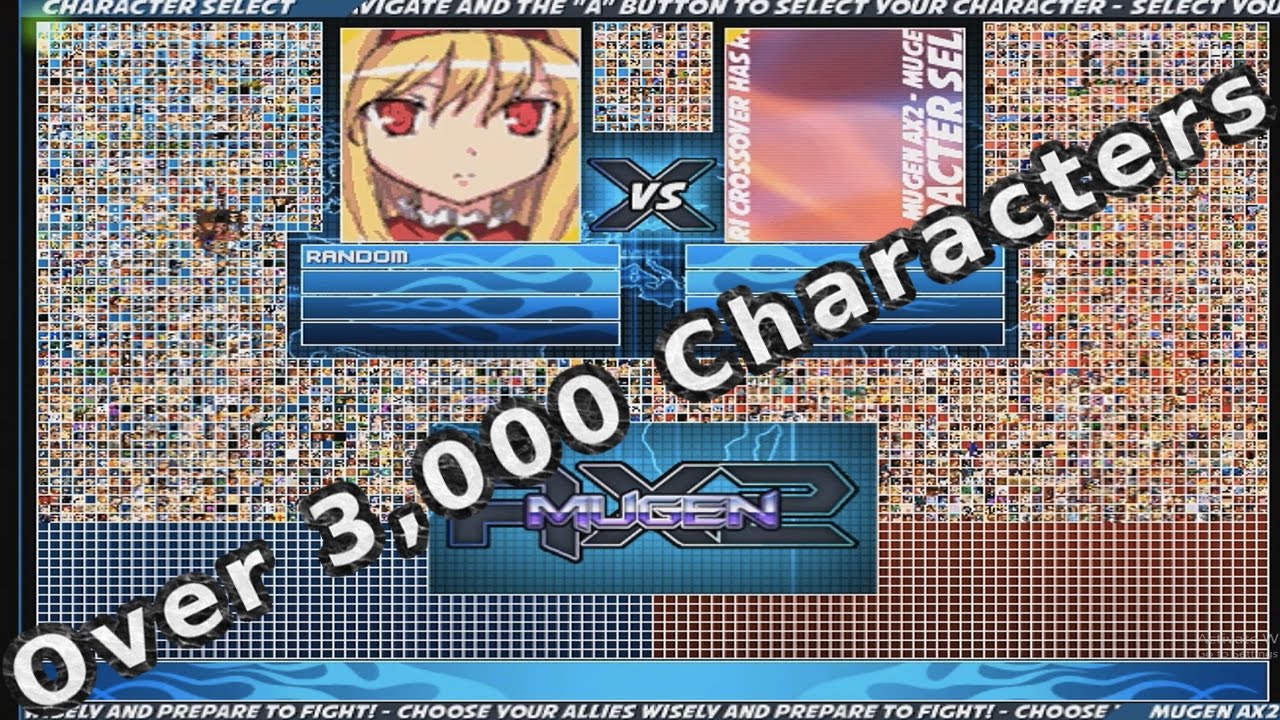 My M.U.G.E.N Character Roster 2017 Over 3,000 Characters!