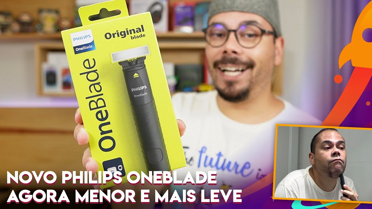 NOVO BARBEADOR PHILIPS ONEBLADE: O MELHOR BARBEADOR QUE JÁ TIVE? (TESTE COMPLETO E UNBOXING)