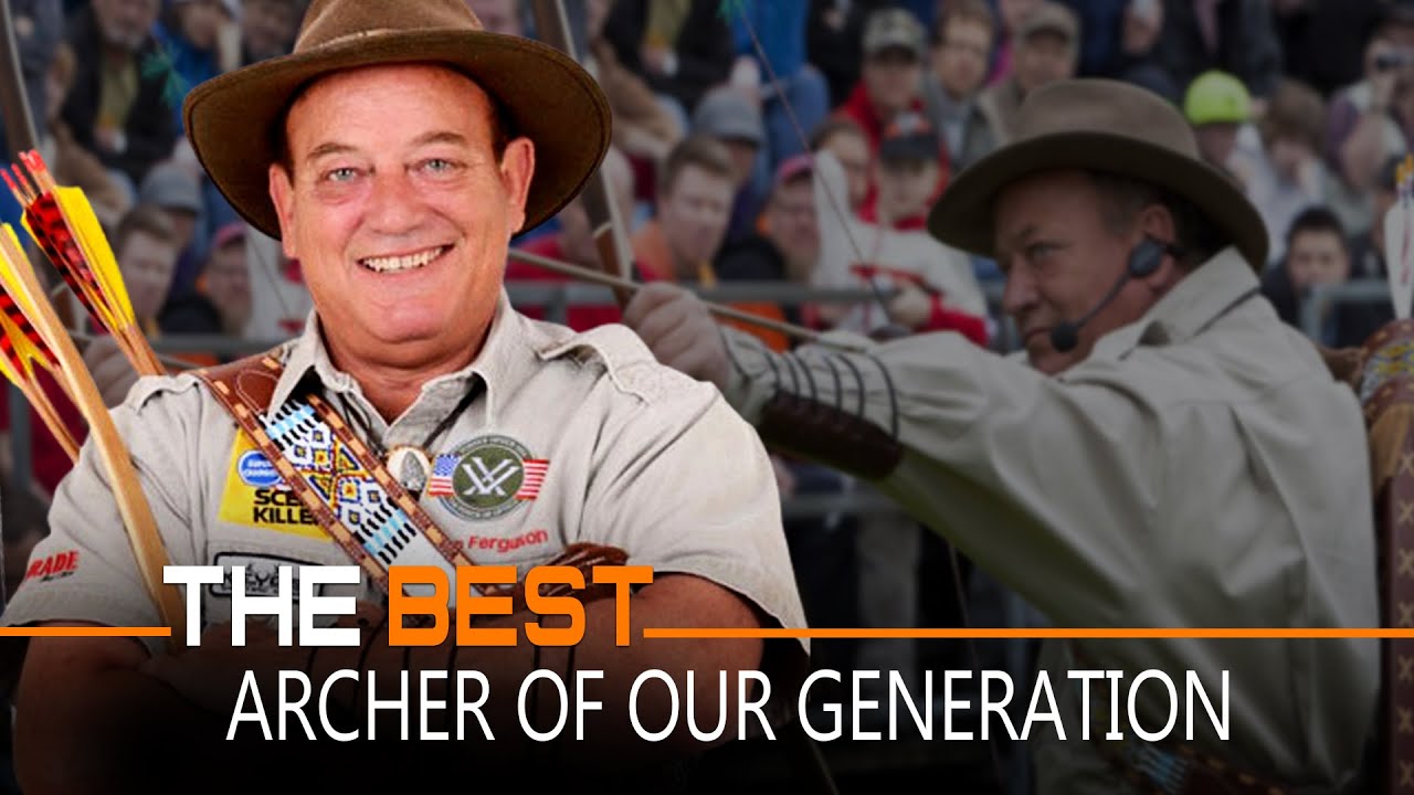 The Worlds GREATEST Traditional ARCHER! Byron Ferguson's Archery Trick Shots!