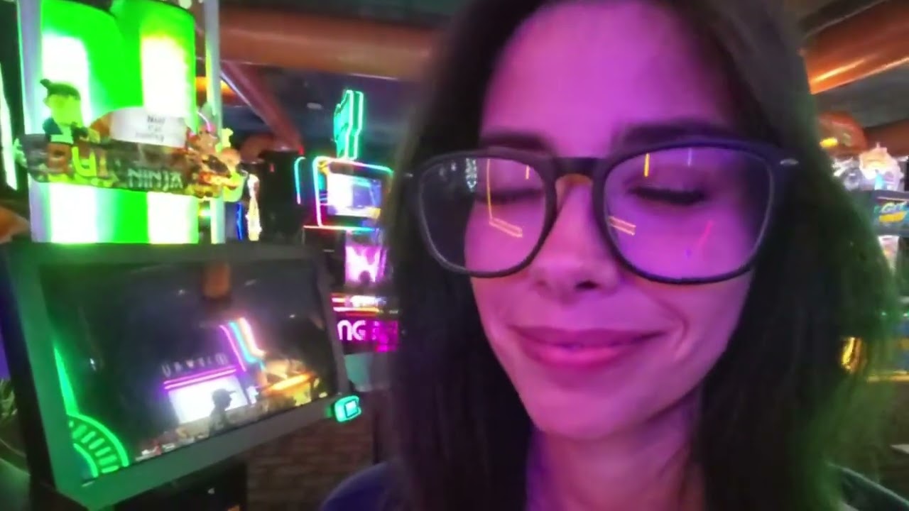 Lacy and Darla Date at DAVE & BUSTERS ARCADE