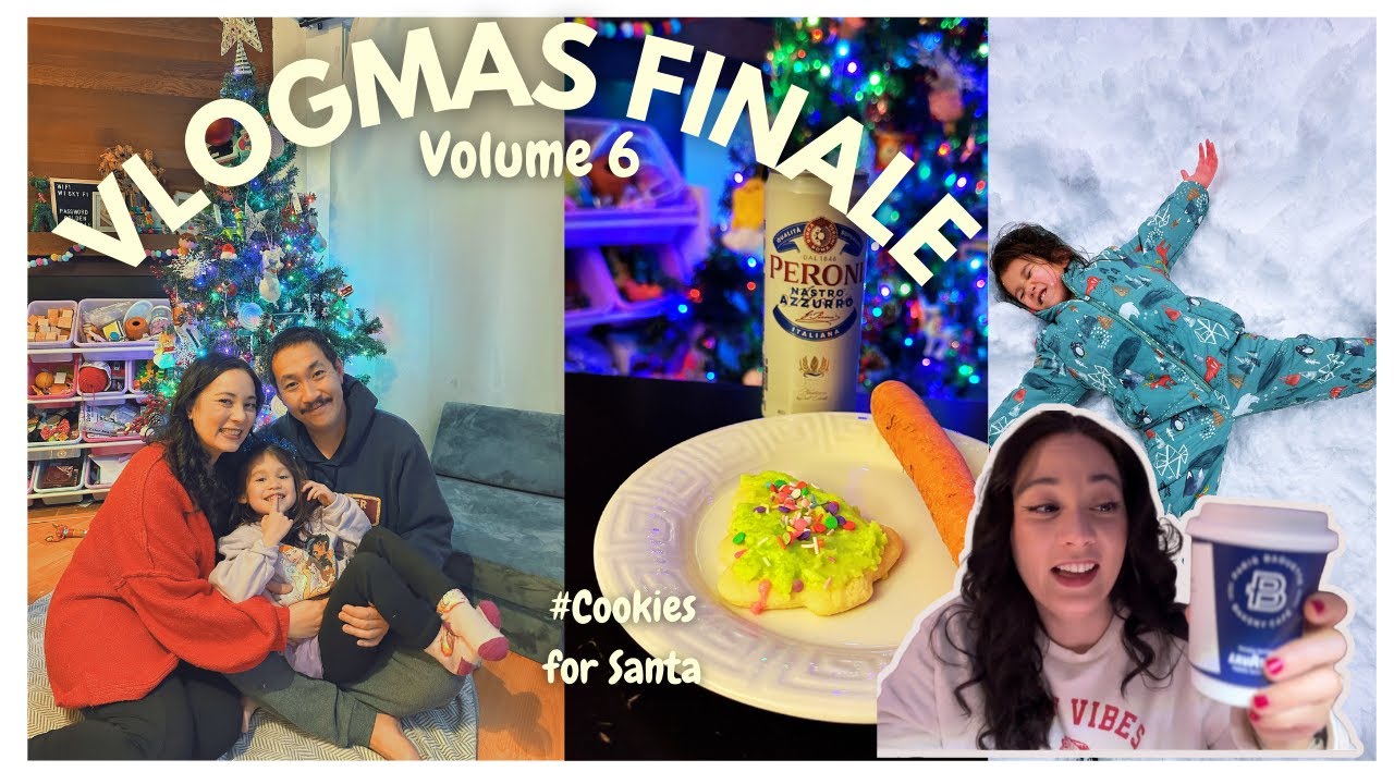 Vlogmas Finale 2026! Baking cookie for Santa, opening presents, tried an amazing hot chocolate!