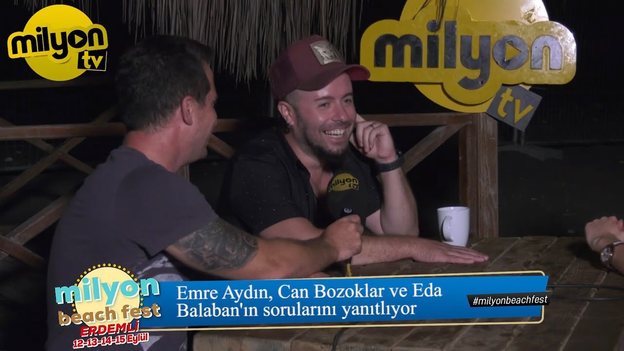 emre aydın Röportaj - @MilyonFest Mersin/Erdemli