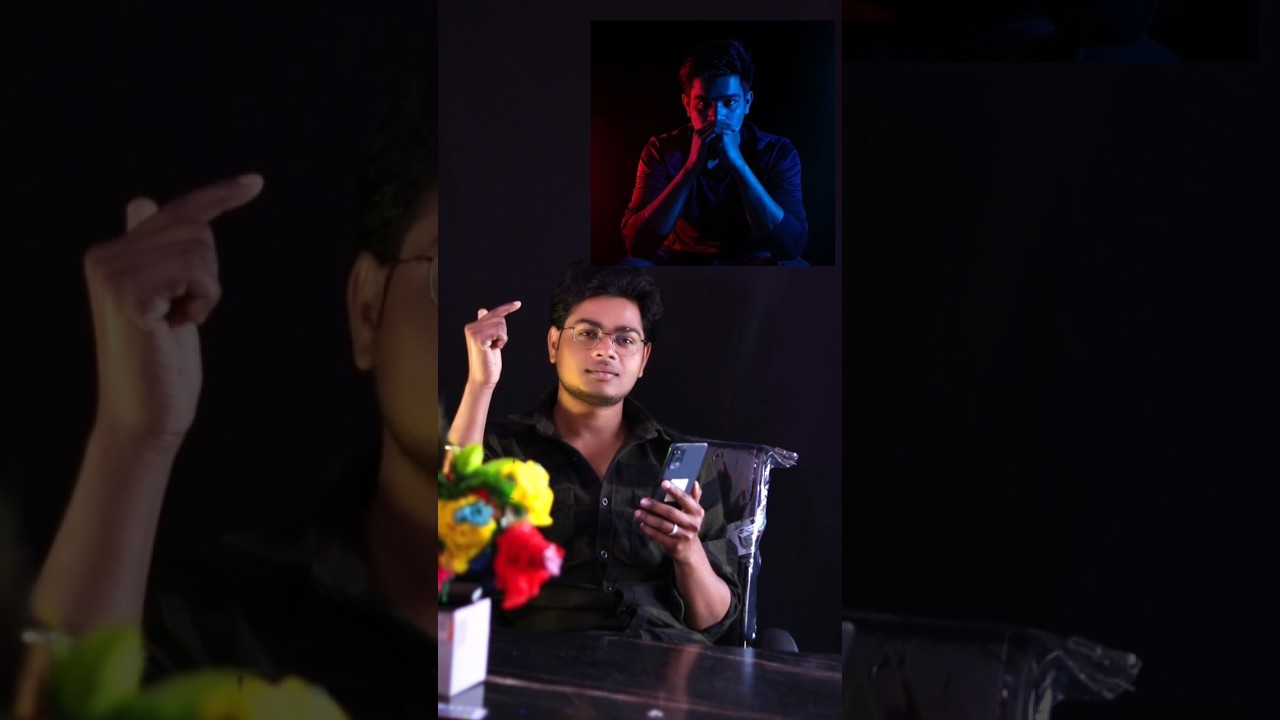 Ring light effect creative editing tutorial / #picsart #photography #shortvideo
