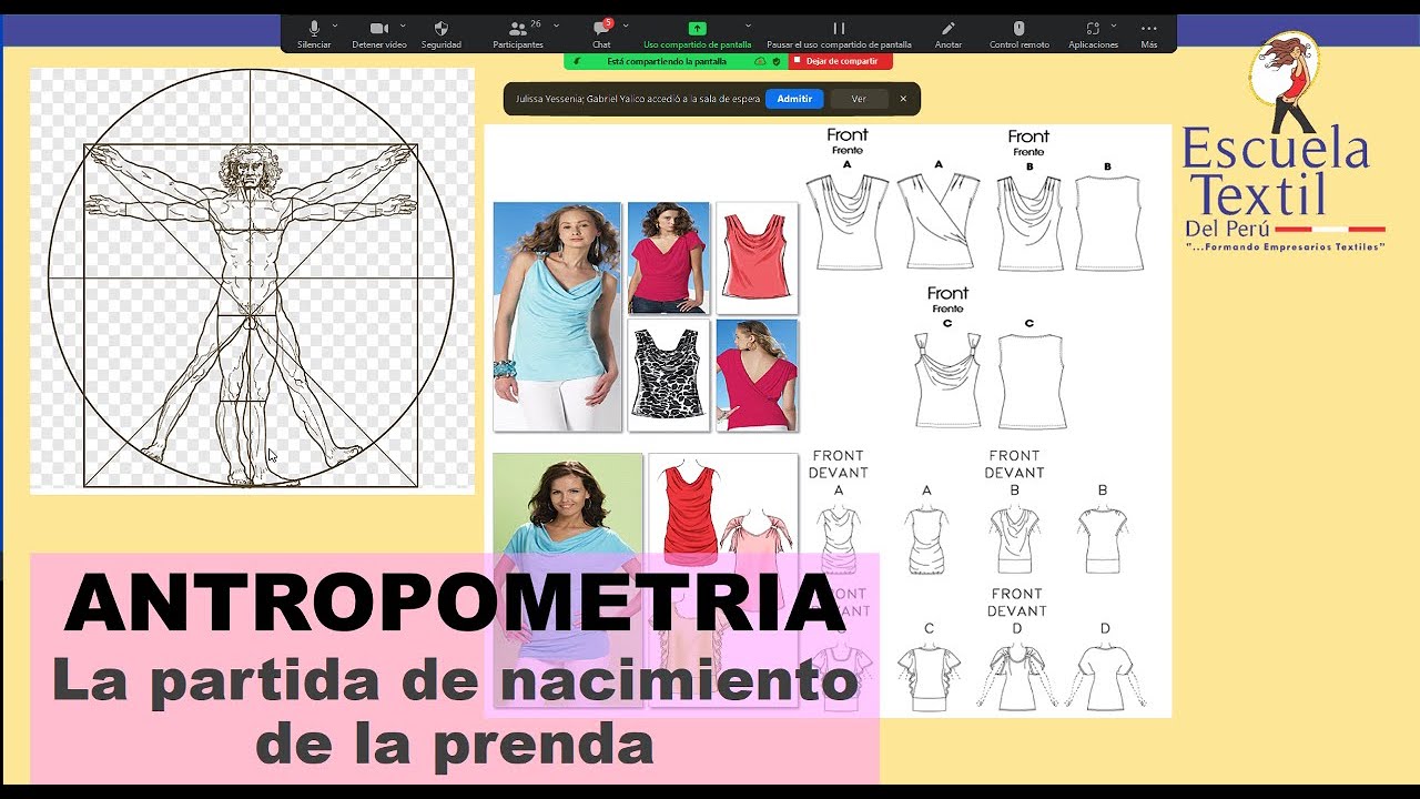 VI CONGRESO INTERNACIONAL TEXTIL E INDUSTRIA DE LA MODA - Antropometria