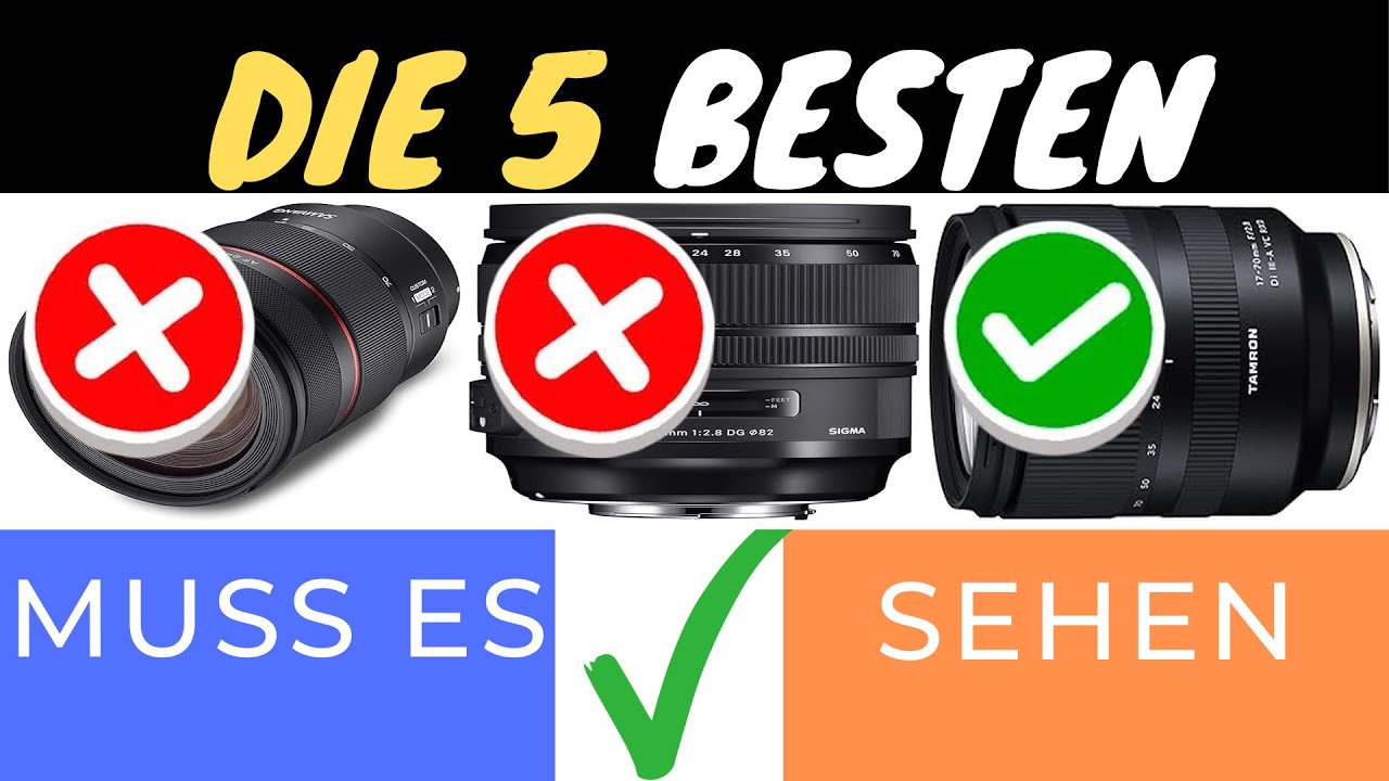 DIE BESTEN 24-70MM F2.8 OBJEKTIVE 2025 📸💥 | SAMYANG, SIGMA & TAMRON IM VERGLEICH!