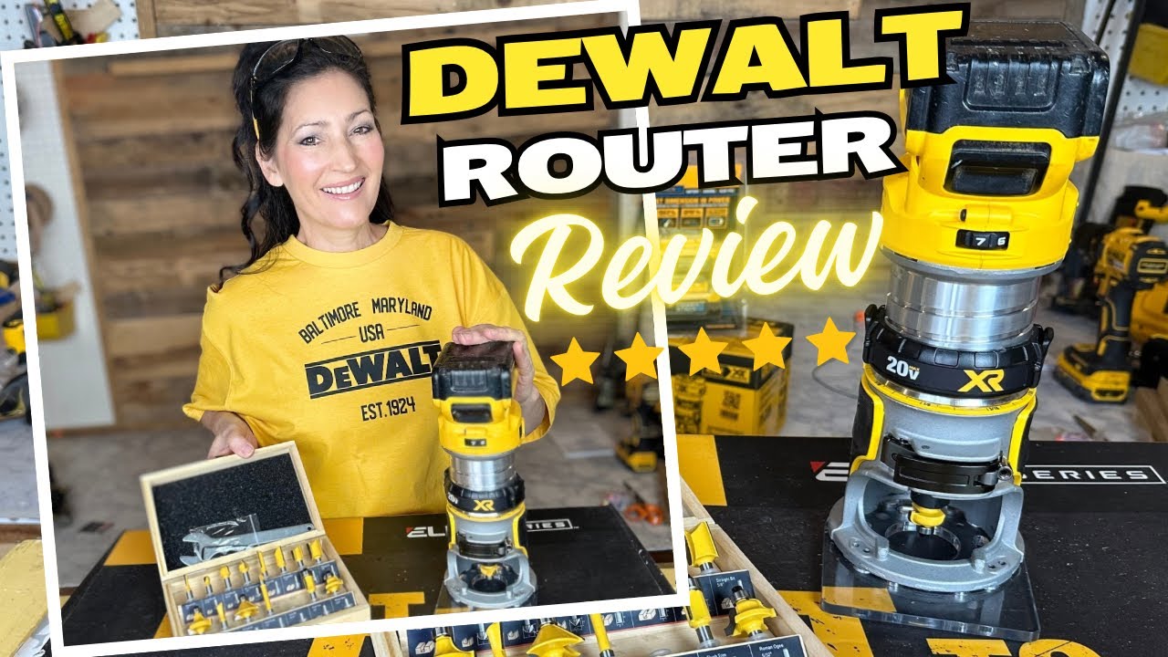 DeWalt Cordless Router Review EVERYTHING you NEED TO KNOW including Unboxing, Instructions and Demo