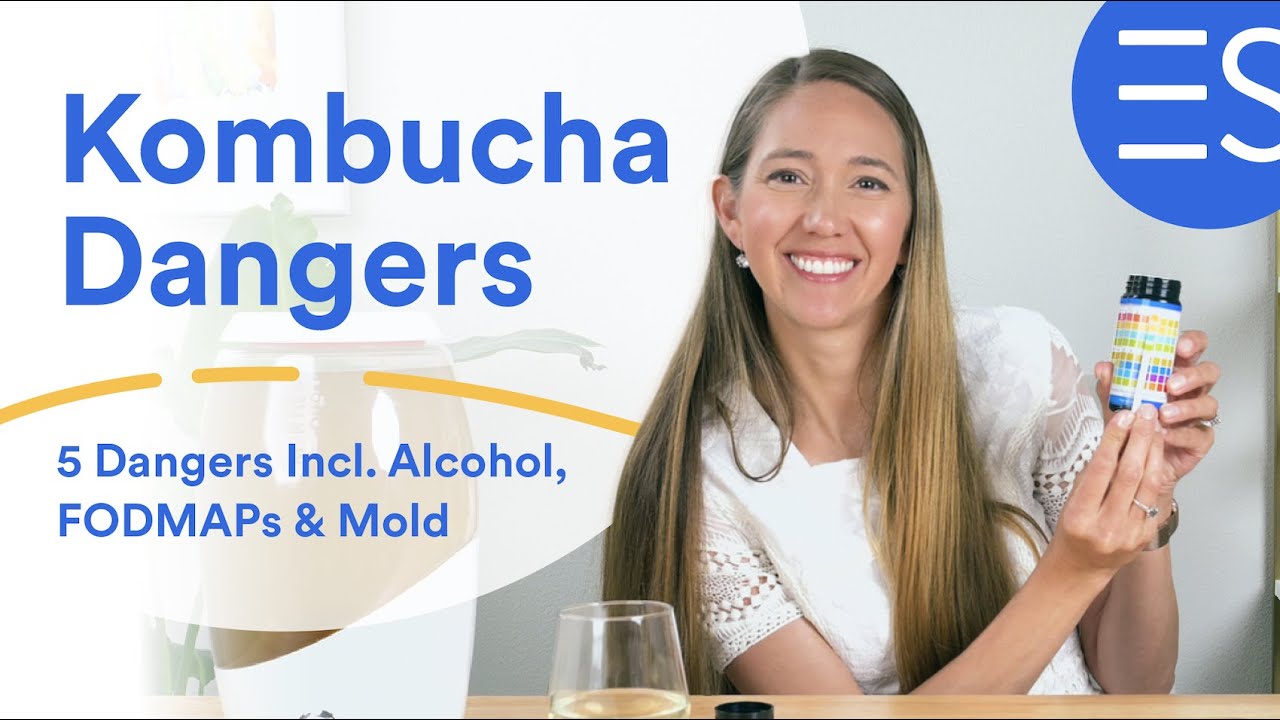 Kombucha Dangers - 5 Side Effects Incl. Alcohol, FODMAPs & Mold