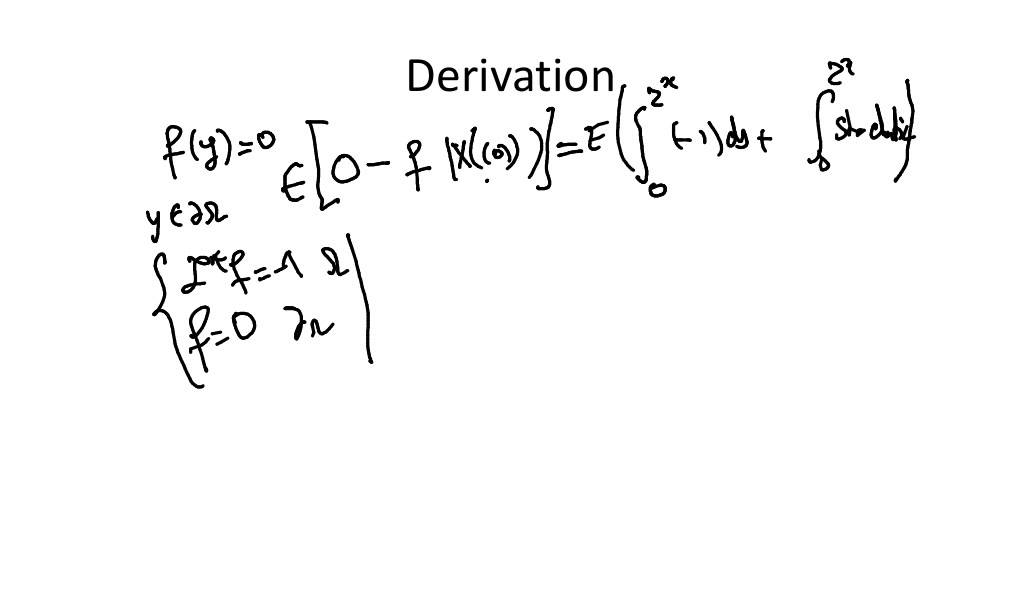 Mean First Passage Time (Derivation)