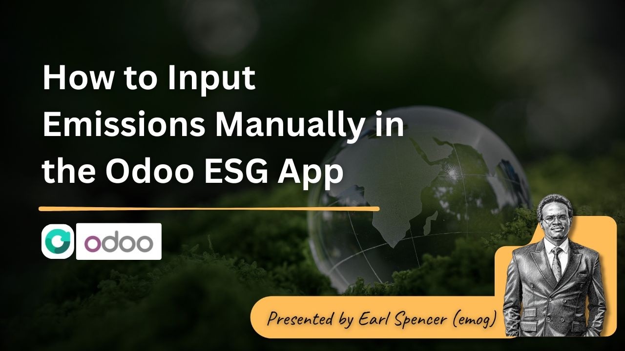 [406] How to Input Emissions Manually in the Odoo ESG App