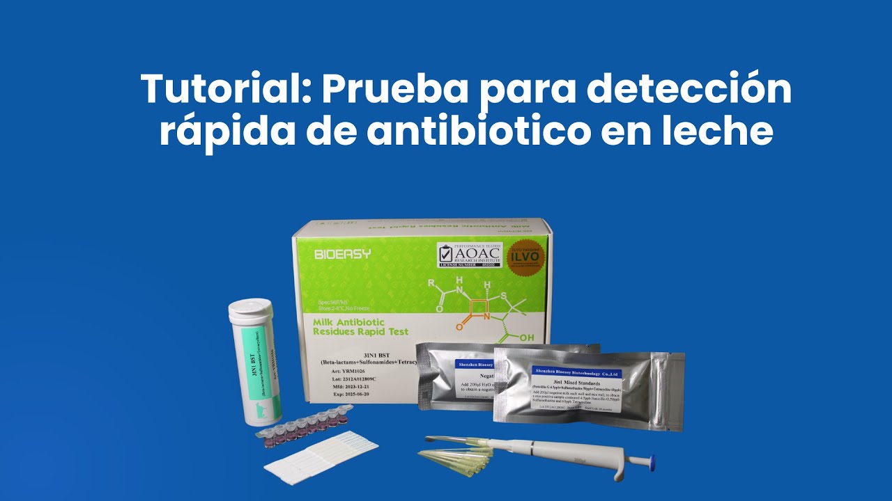 Tutorial: como realizar la prueba de antibióticos en leche.