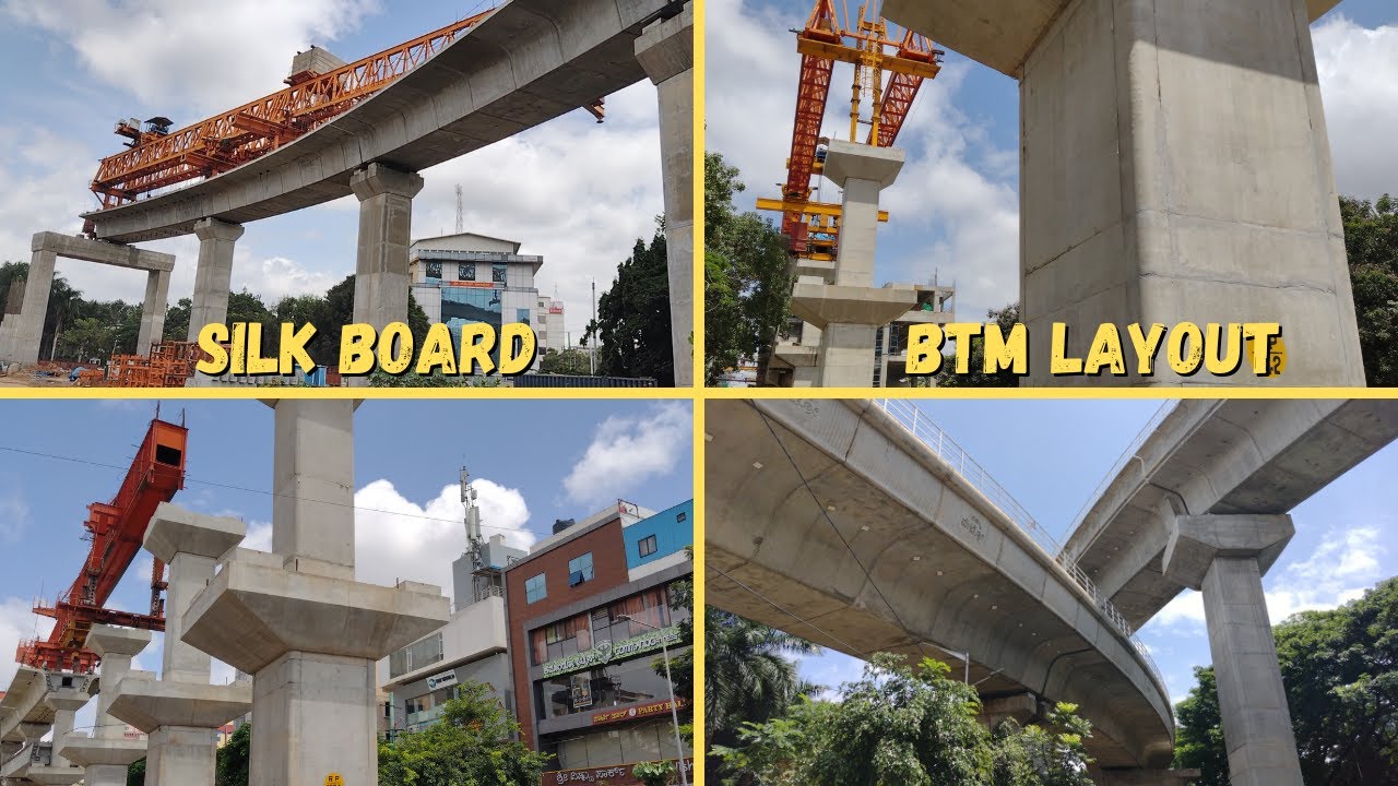 Silk Board to RV Road Yellow Line Namma Metro | Bengaluru