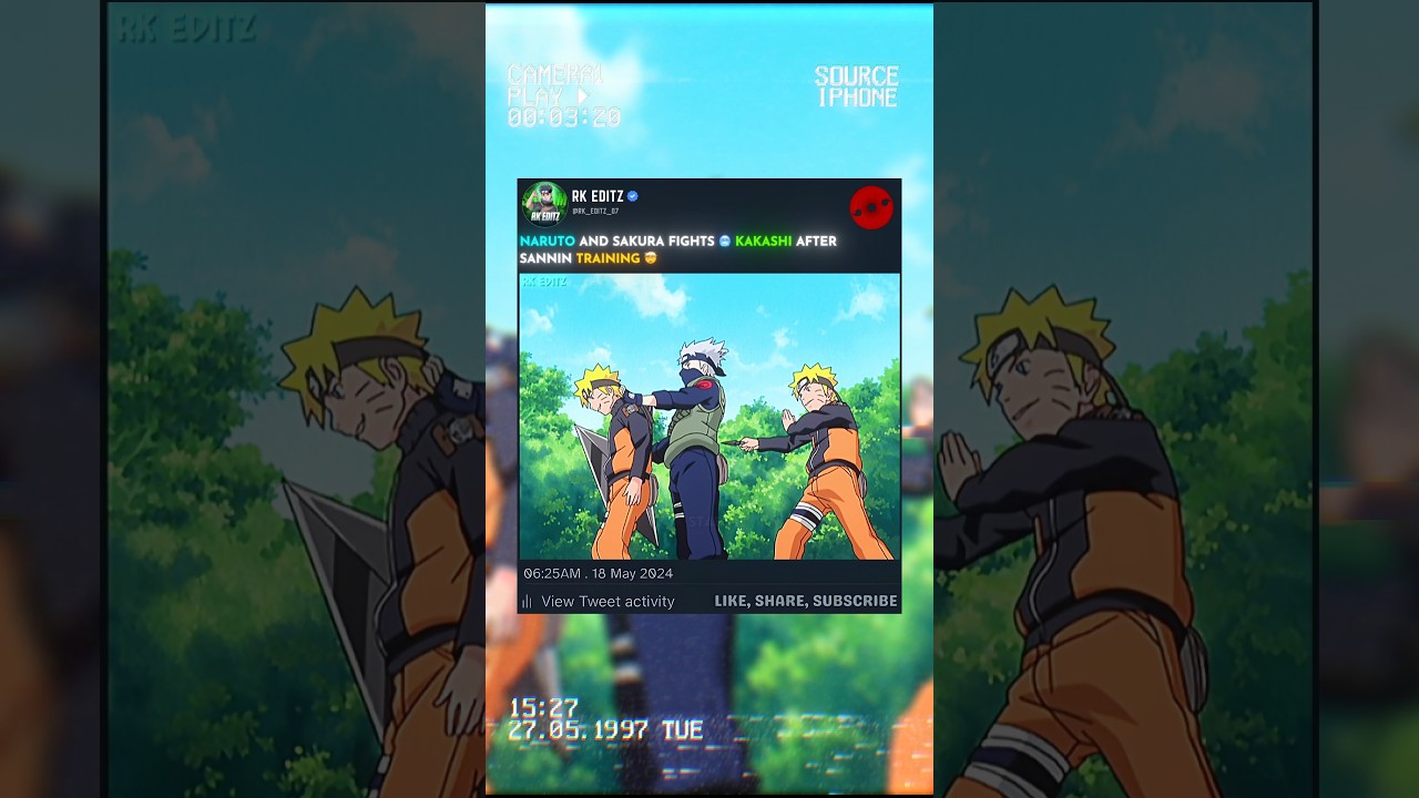 Naruto And Sakura Fights Kakashi 🤯🥶