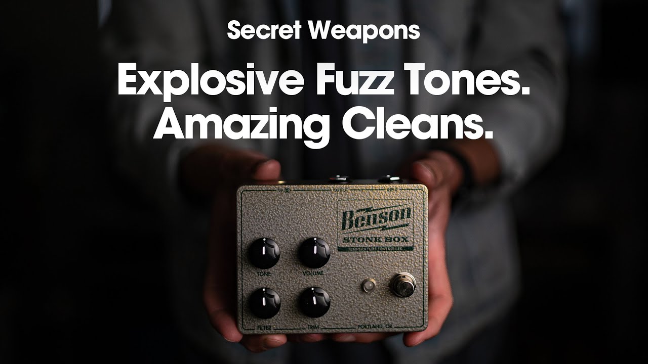 Why are the CLEAN TONES in a MkI Fuzz This Good?? Benson Stonk Box | Secret Weapons Demo & Review