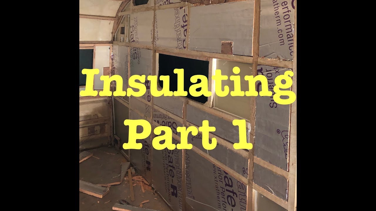 Vintage Avondale Heron 1978 Caravan Renovation Part 6: Insulating Part 1