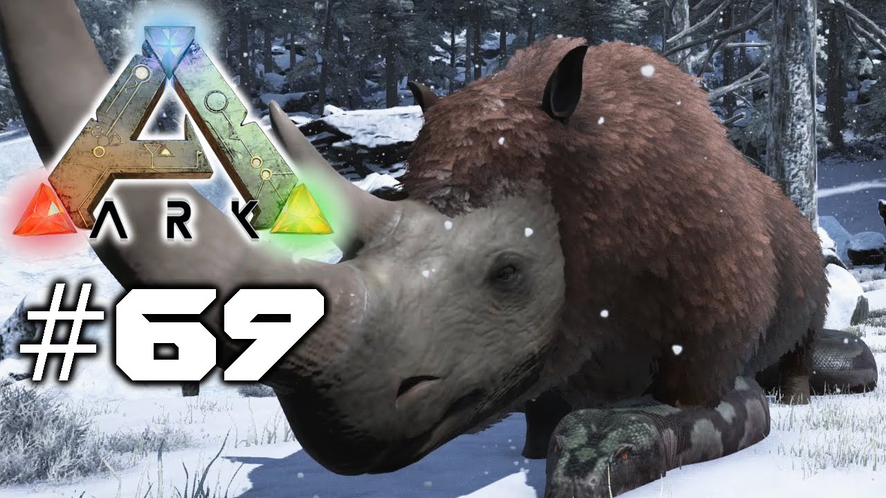 Ark Survival Evolved #69 - Woolly Rhino zähmen im Schnee Biom! | Lets Play Together Ark Deutsch