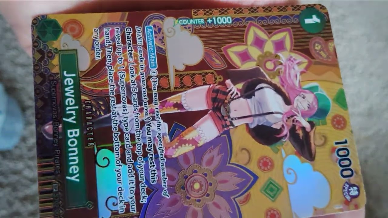 One piece card game bonney ST02-007 rare tournament pack magic