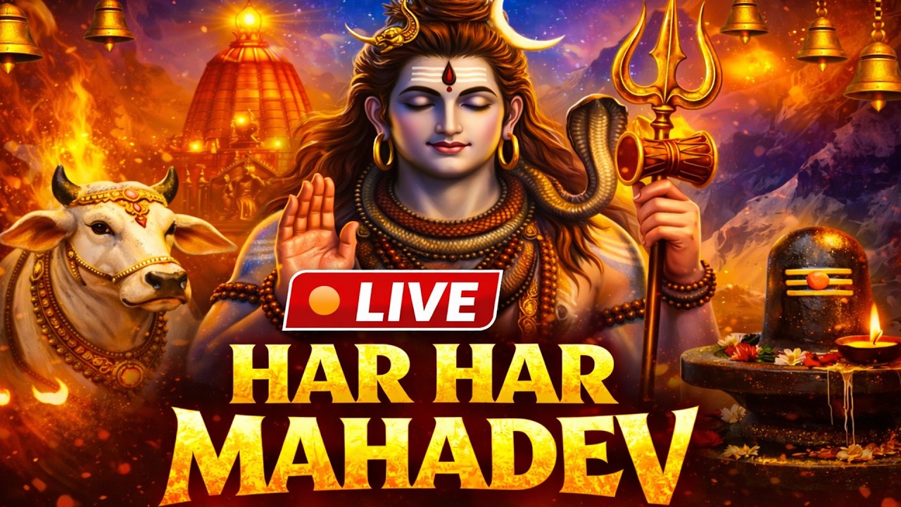 🔴 LIVE Om Namah Shivaya | Har Har Mahadev | Shivratri 2026