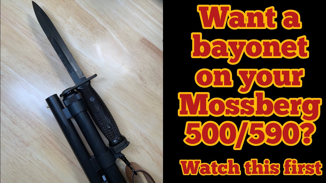 Штык-нож на ружье Mossberg 500/590? Сначала ознакомьтесь с этими советами.