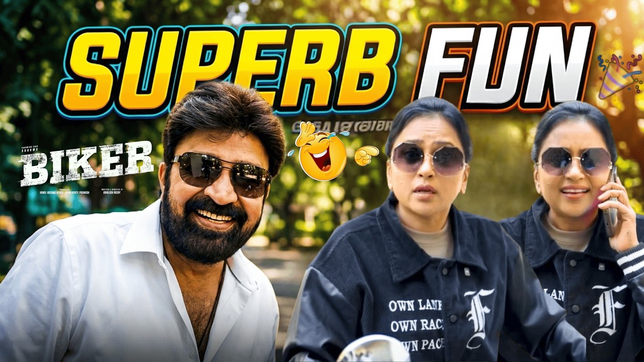 Rajasekhar Superb Fun with Anchor Suma😂 | Biker Movie | Sharwanand | Snehith Media